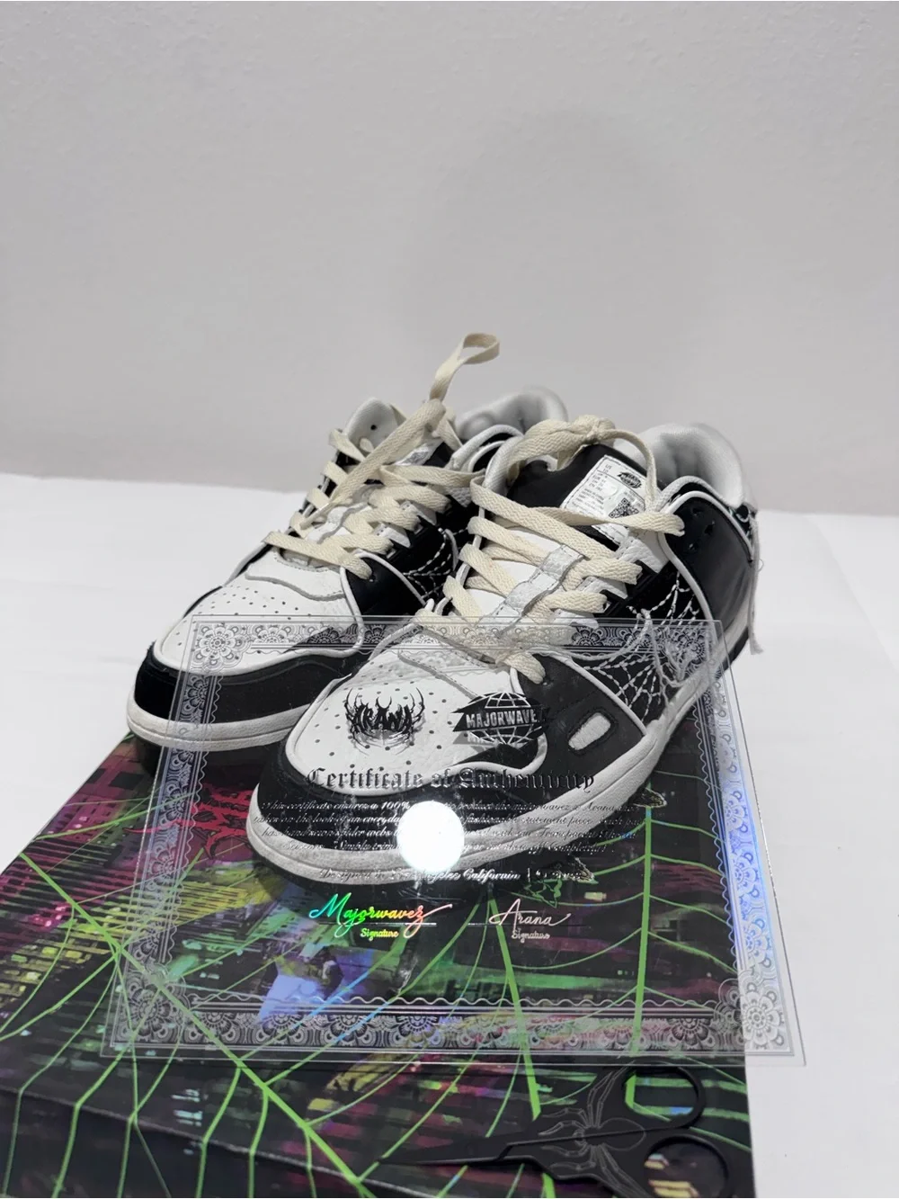 Black and White Men’s Sneakers - Classic Two-Tone Style